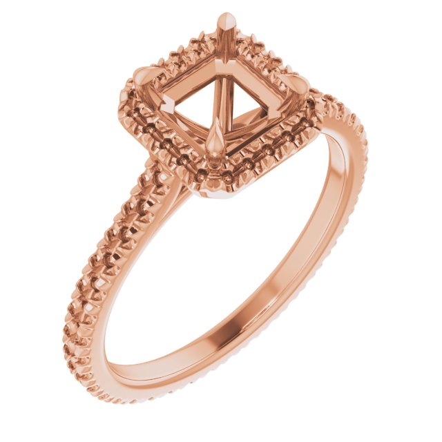 Halo-Style Eternity-Style Engagement Ring