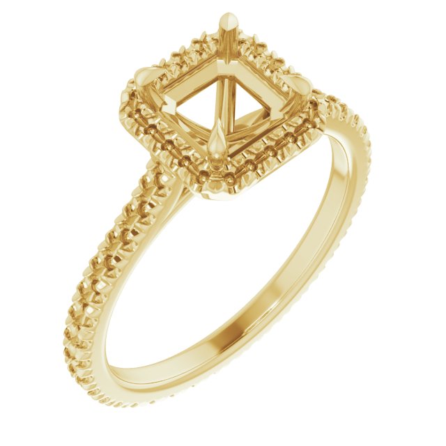 Halo-Style Eternity-Style Engagement Ring