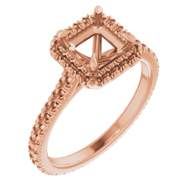 Halo-Style Eternity-Style Engagement Ring