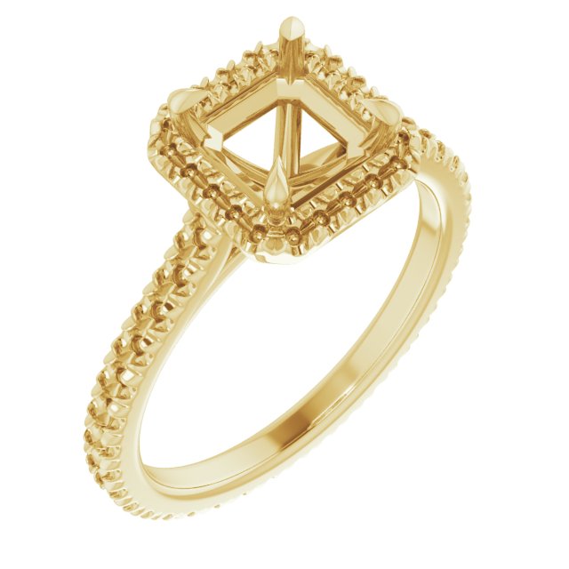Halo-Style Eternity-Style Engagement Ring