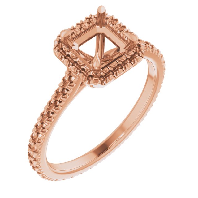Halo-Style Eternity-Style Engagement Ring
