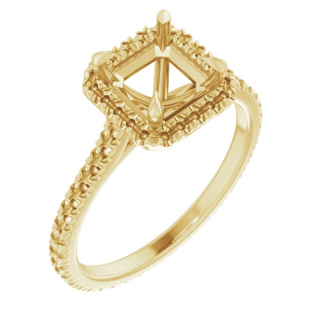 Halo-Style Eternity-Style Engagement Ring
