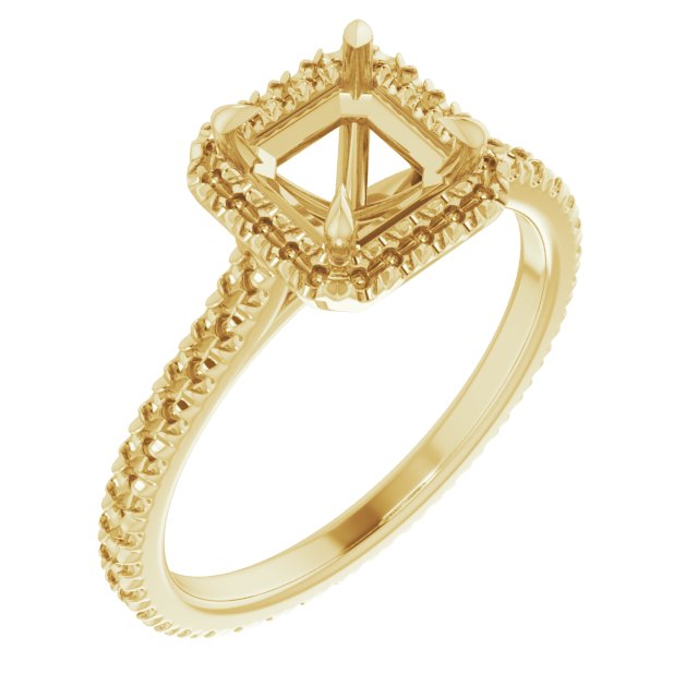 Halo-Style Eternity-Style Engagement Ring