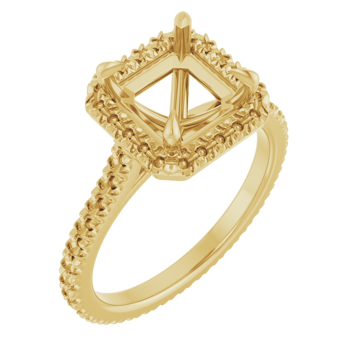 Halo-Style Eternity-Style Engagement Ring