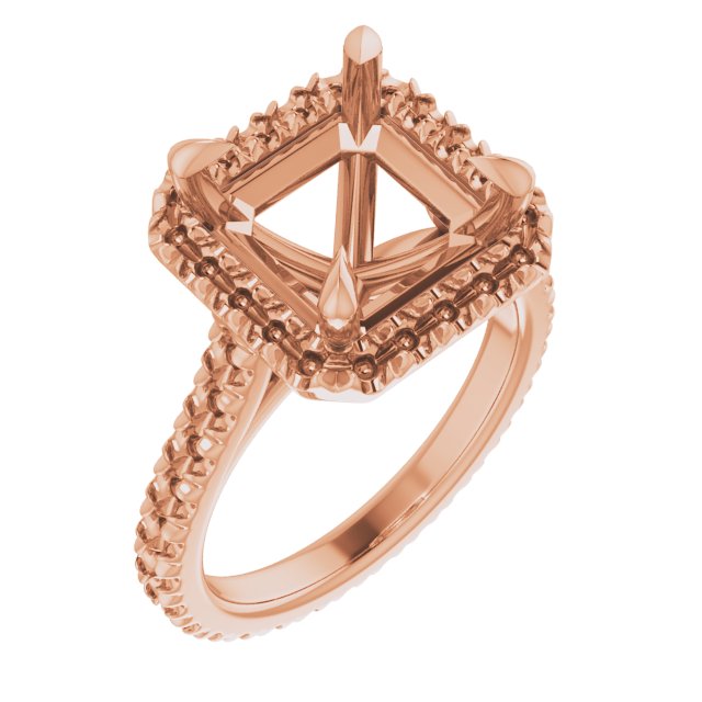 Halo-Style Eternity-Style Engagement Ring
