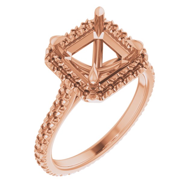 Halo-Style Eternity-Style Engagement Ring