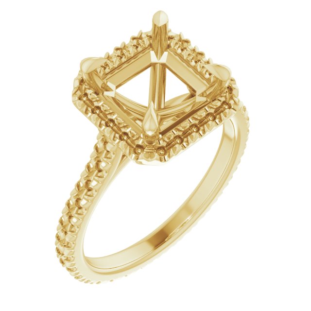 Halo-Style Eternity-Style Engagement Ring