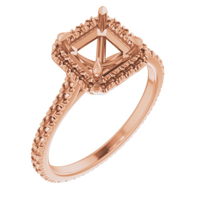 Halo-Style Eternity-Style Engagement Ring