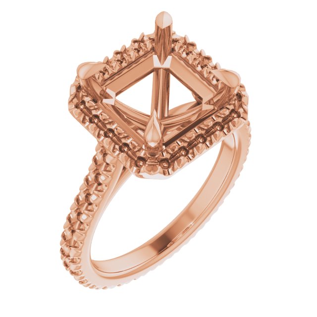 Halo-Style Eternity-Style Engagement Ring