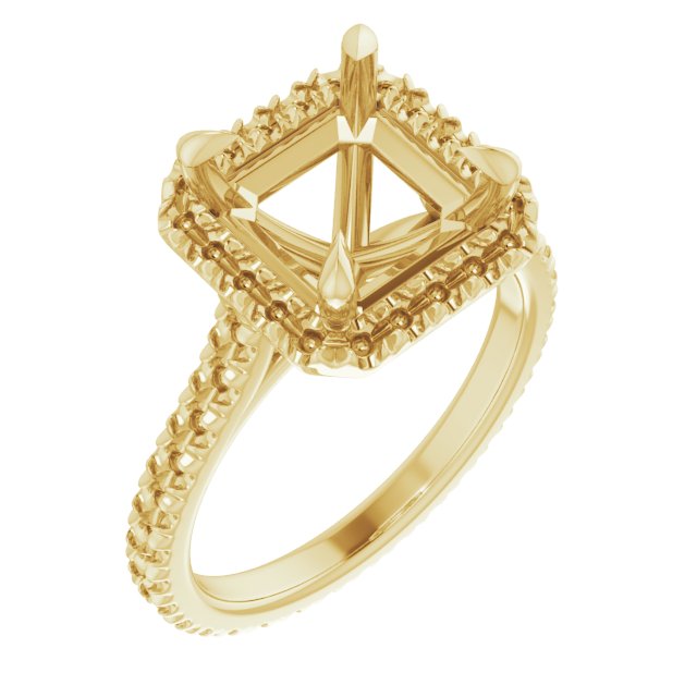 Halo-Style Eternity-Style Engagement Ring