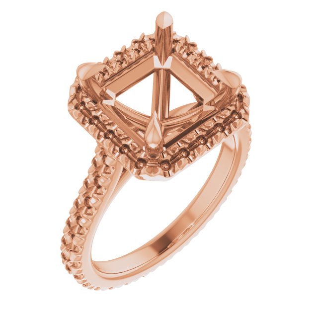 Halo-Style Eternity-Style Engagement Ring