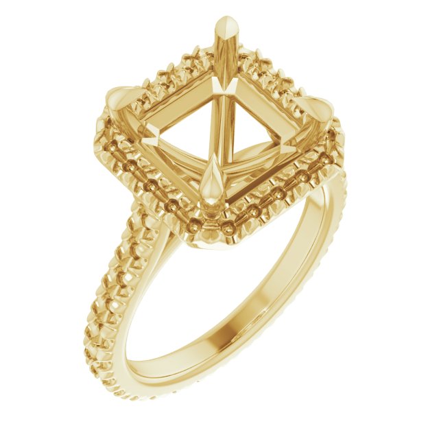 Halo-Style Eternity-Style Engagement Ring