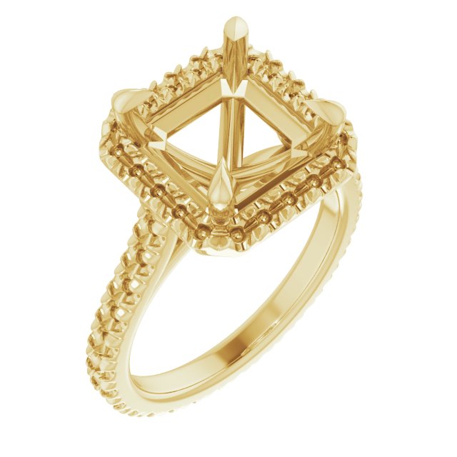 Halo-Style Eternity-Style Engagement Ring