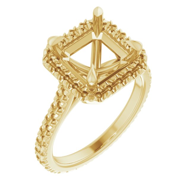 Halo-Style Eternity-Style Engagement Ring