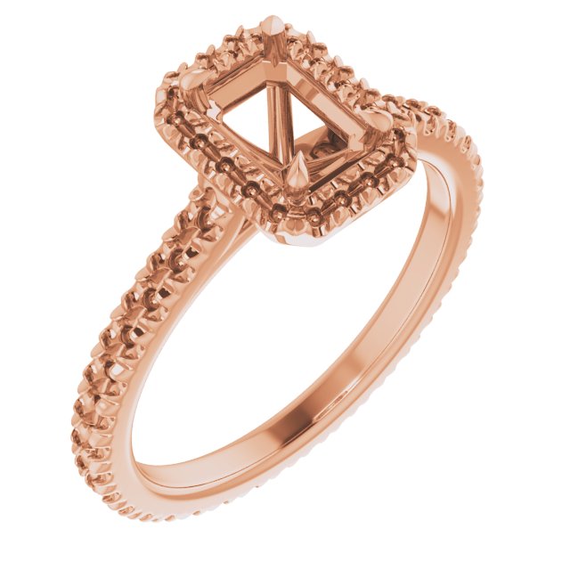 Halo-Style Eternity-Style Engagement Ring