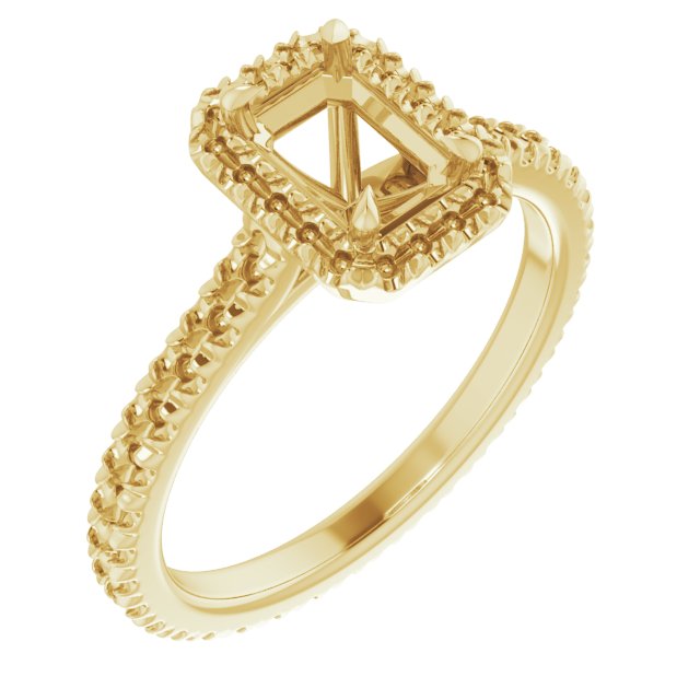 Halo-Style Eternity-Style Engagement Ring