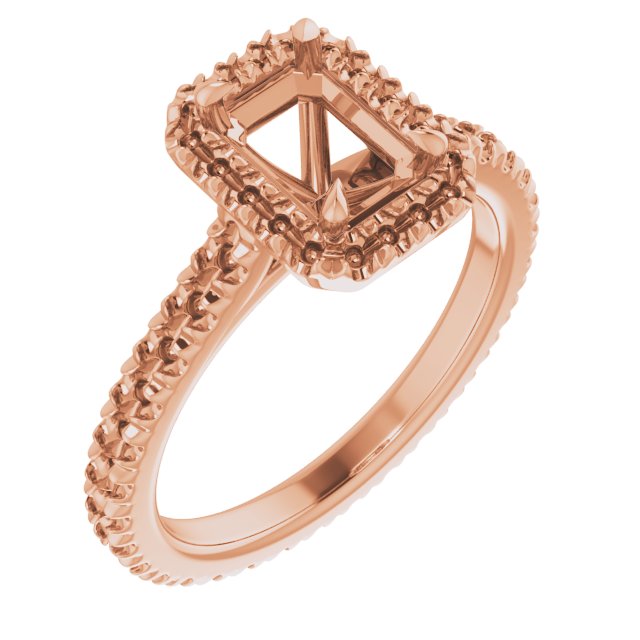Halo-Style Eternity-Style Engagement Ring