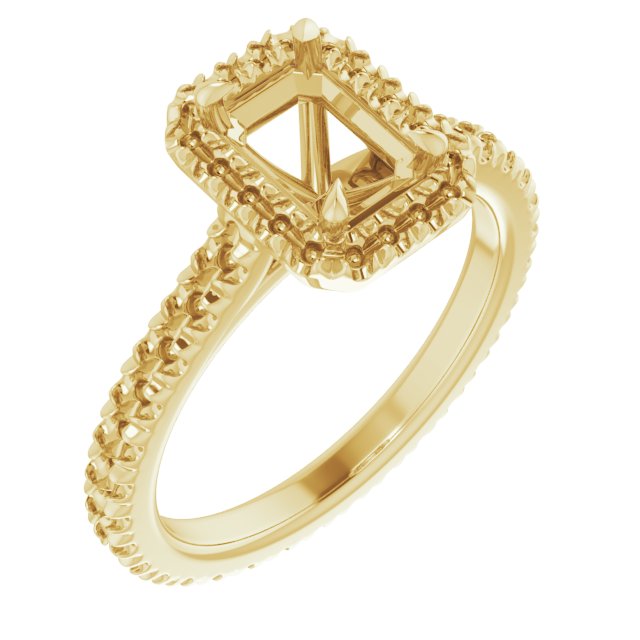 Halo-Style Eternity-Style Engagement Ring