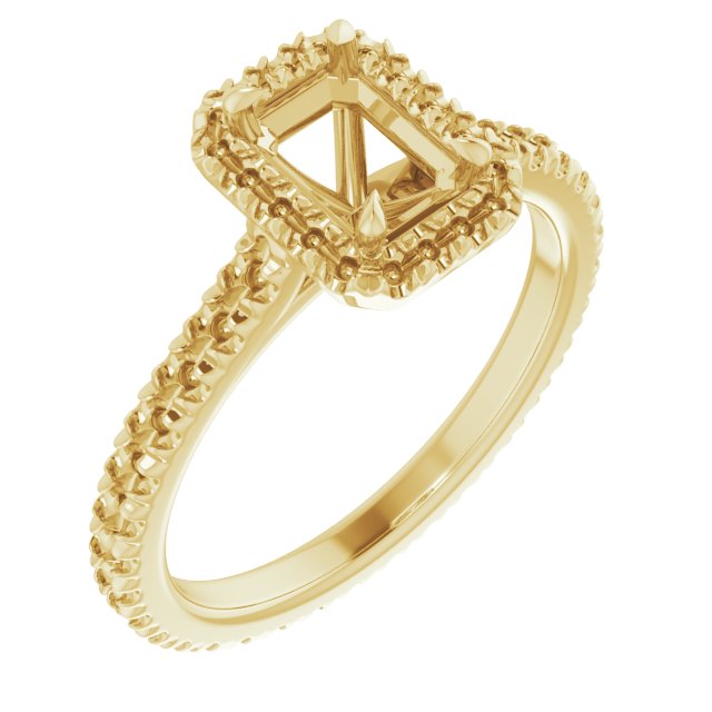 Halo-Style Eternity-Style Engagement Ring