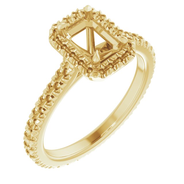 Halo-Style Eternity-Style Engagement Ring
