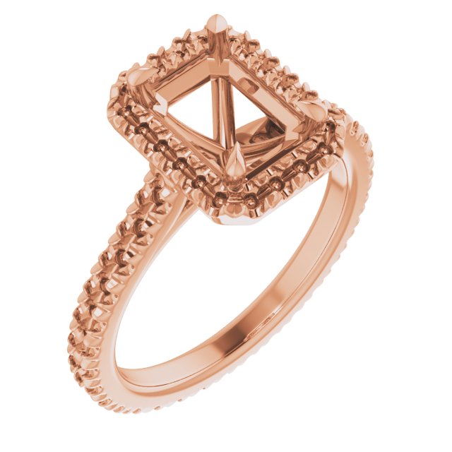 Halo-Style Eternity-Style Engagement Ring