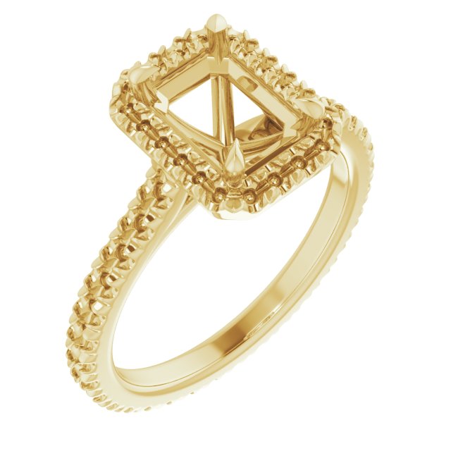 Halo-Style Eternity-Style Engagement Ring