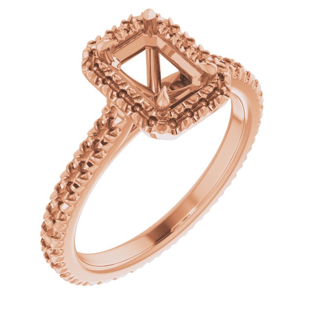 Halo-Style Eternity-Style Engagement Ring