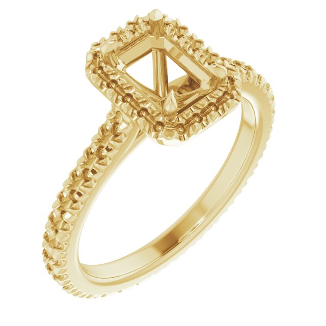Halo-Style Eternity-Style Engagement Ring