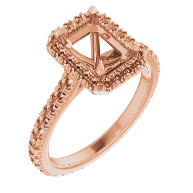 Halo-Style Eternity-Style Engagement Ring