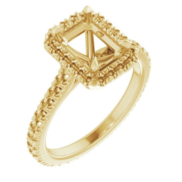 Halo-Style Eternity-Style Engagement Ring