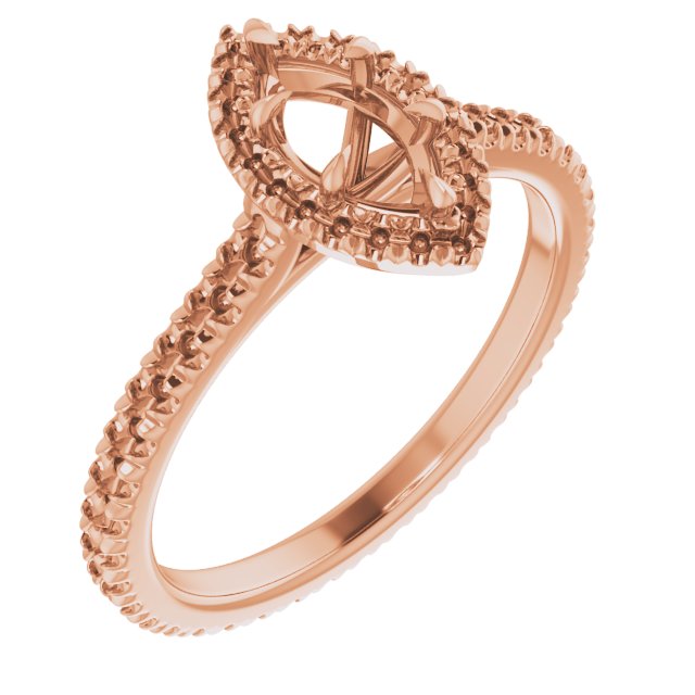 Halo-Style Eternity-Style Engagement Ring