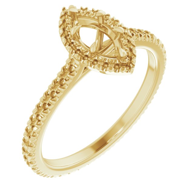 Halo-Style Eternity-Style Engagement Ring