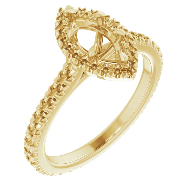 Halo-Style Eternity-Style Engagement Ring