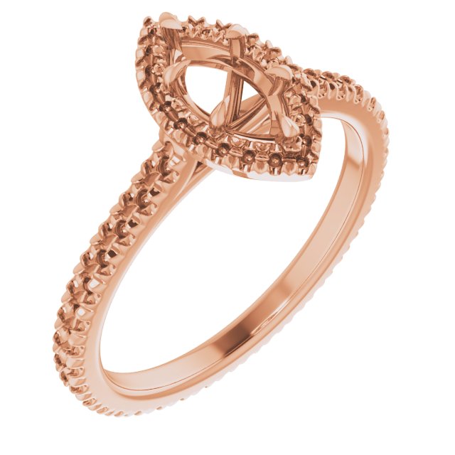 Halo-Style Eternity-Style Engagement Ring