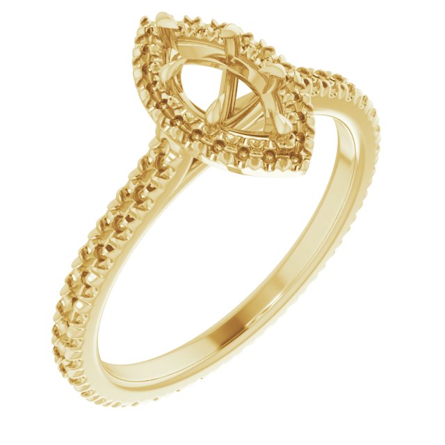 Halo-Style Eternity-Style Engagement Ring