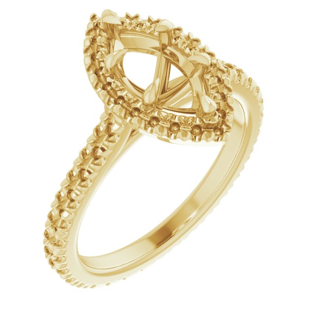 Halo-Style Eternity-Style Engagement Ring
