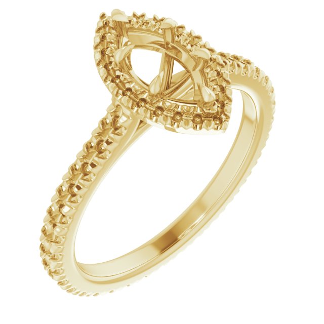 Halo-Style Eternity-Style Engagement Ring
