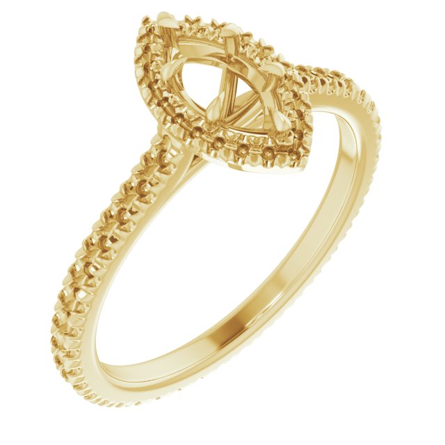Halo-Style Eternity-Style Engagement Ring