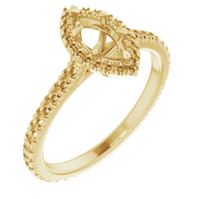 Halo-Style Eternity-Style Engagement Ring
