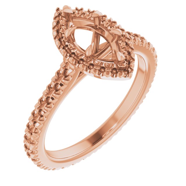 Halo-Style Eternity-Style Engagement Ring