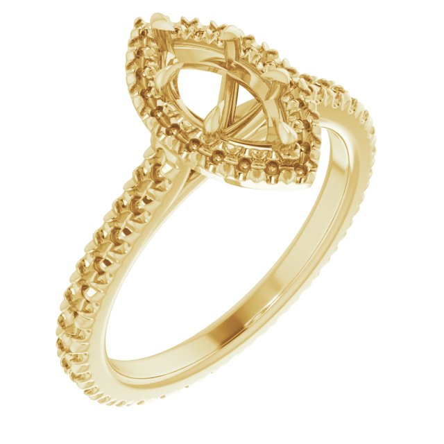 Halo-Style Eternity-Style Engagement Ring