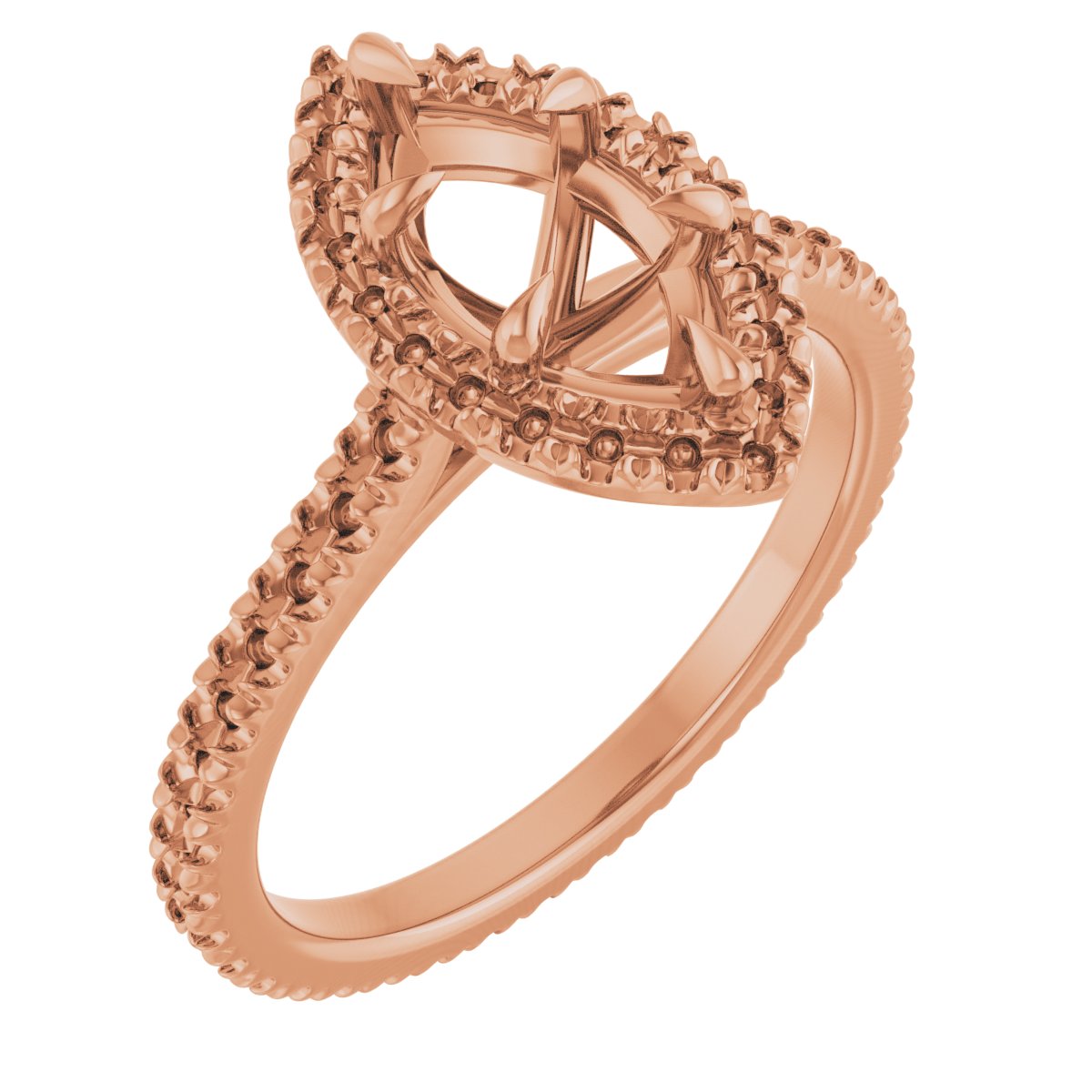 Halo-Style Eternity-Style Engagement Ring