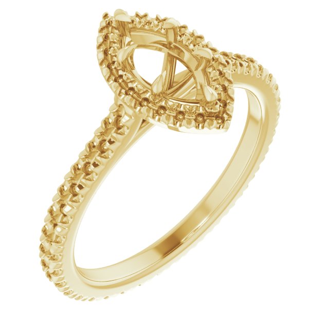 Halo-Style Eternity-Style Engagement Ring