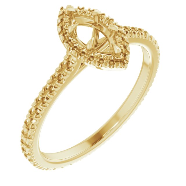 Halo-Style Eternity-Style Engagement Ring