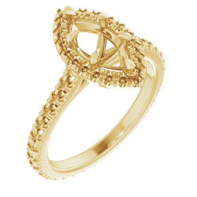 Halo-Style Eternity-Style Engagement Ring