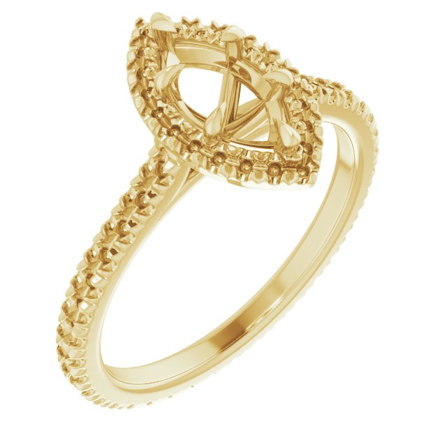 Halo-Style Eternity-Style Engagement Ring