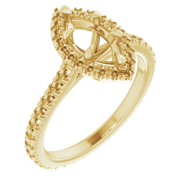 Halo-Style Eternity-Style Engagement Ring