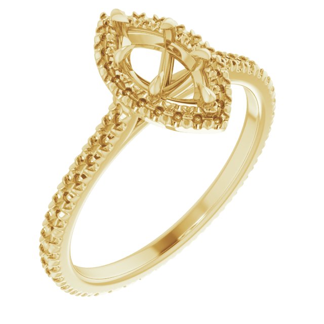 Halo-Style Eternity-Style Engagement Ring