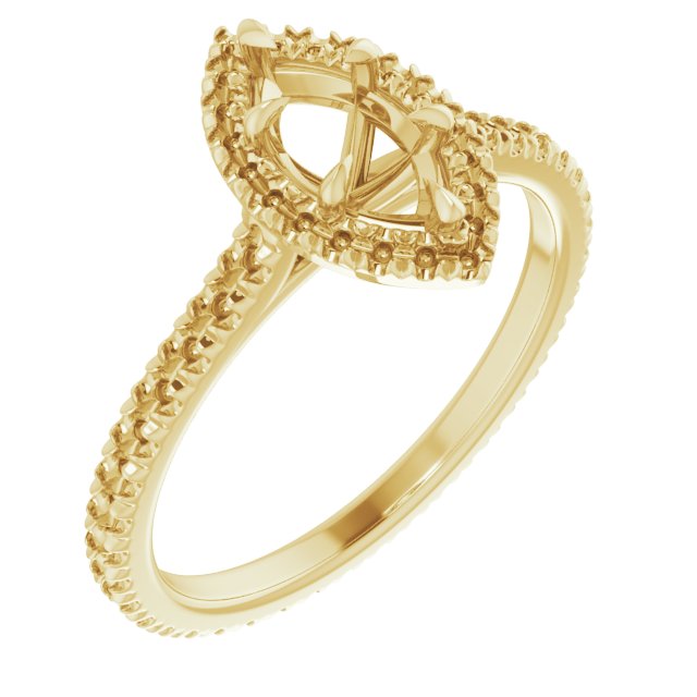 Halo-Style Eternity-Style Engagement Ring