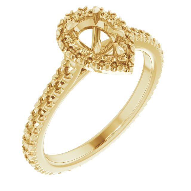 Halo-Style Eternity-Style Engagement Ring
